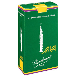 Caja de 10 cañas VANDOREN Java para saxofón soprano